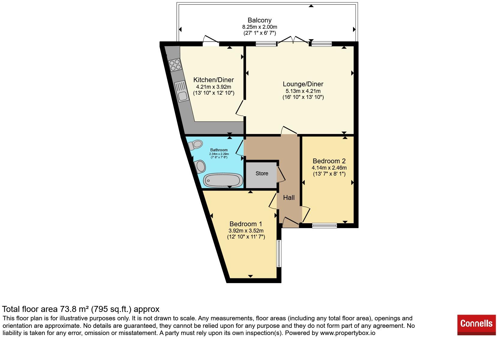 Hancock Drive, Luton floorplan