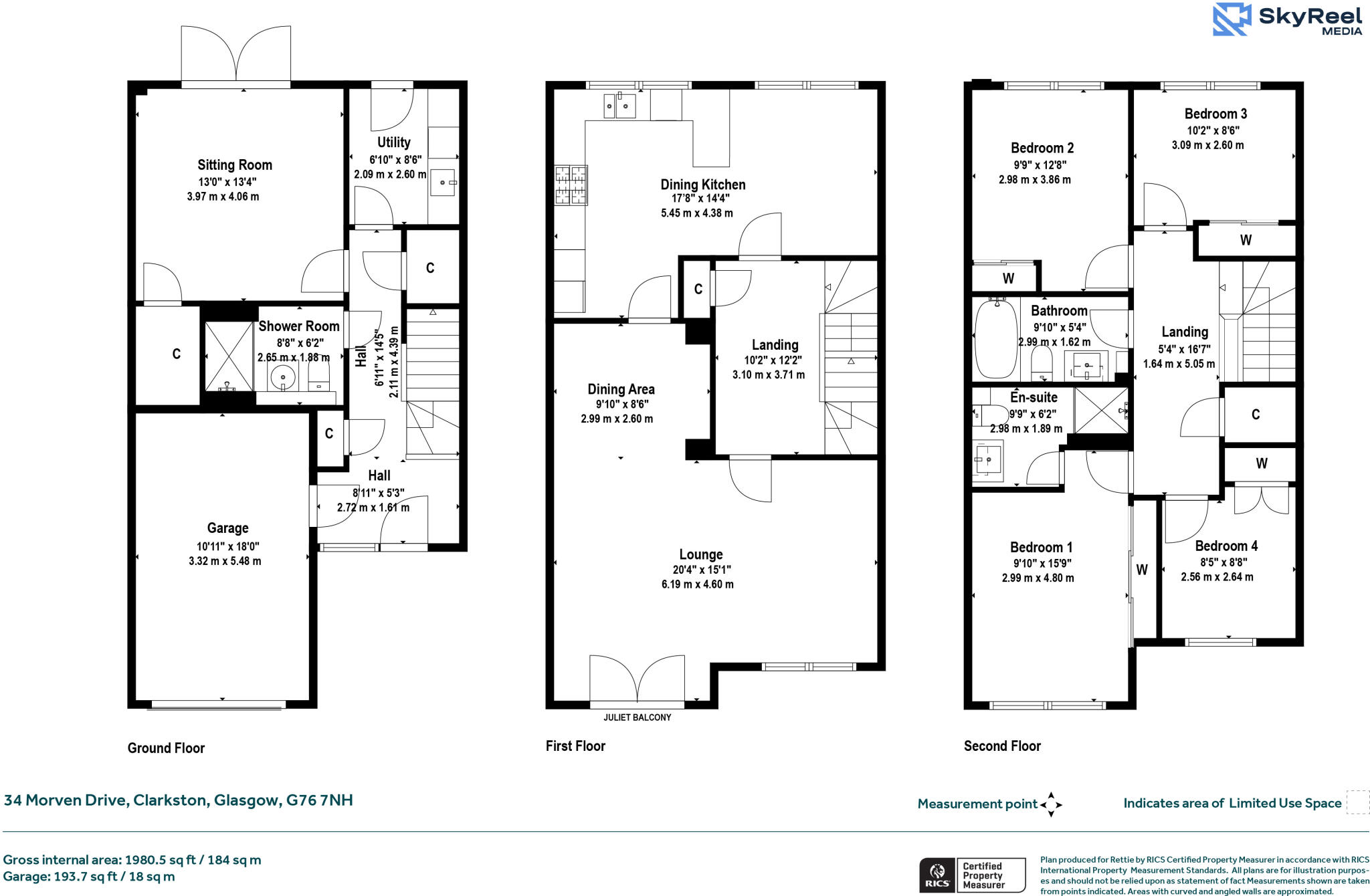 34, Morven Drive, Clarkston, Glasgow floorplan