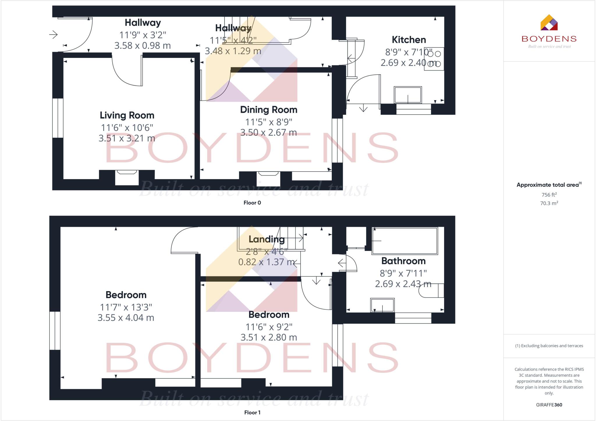 Roman Road Colchester floorplan