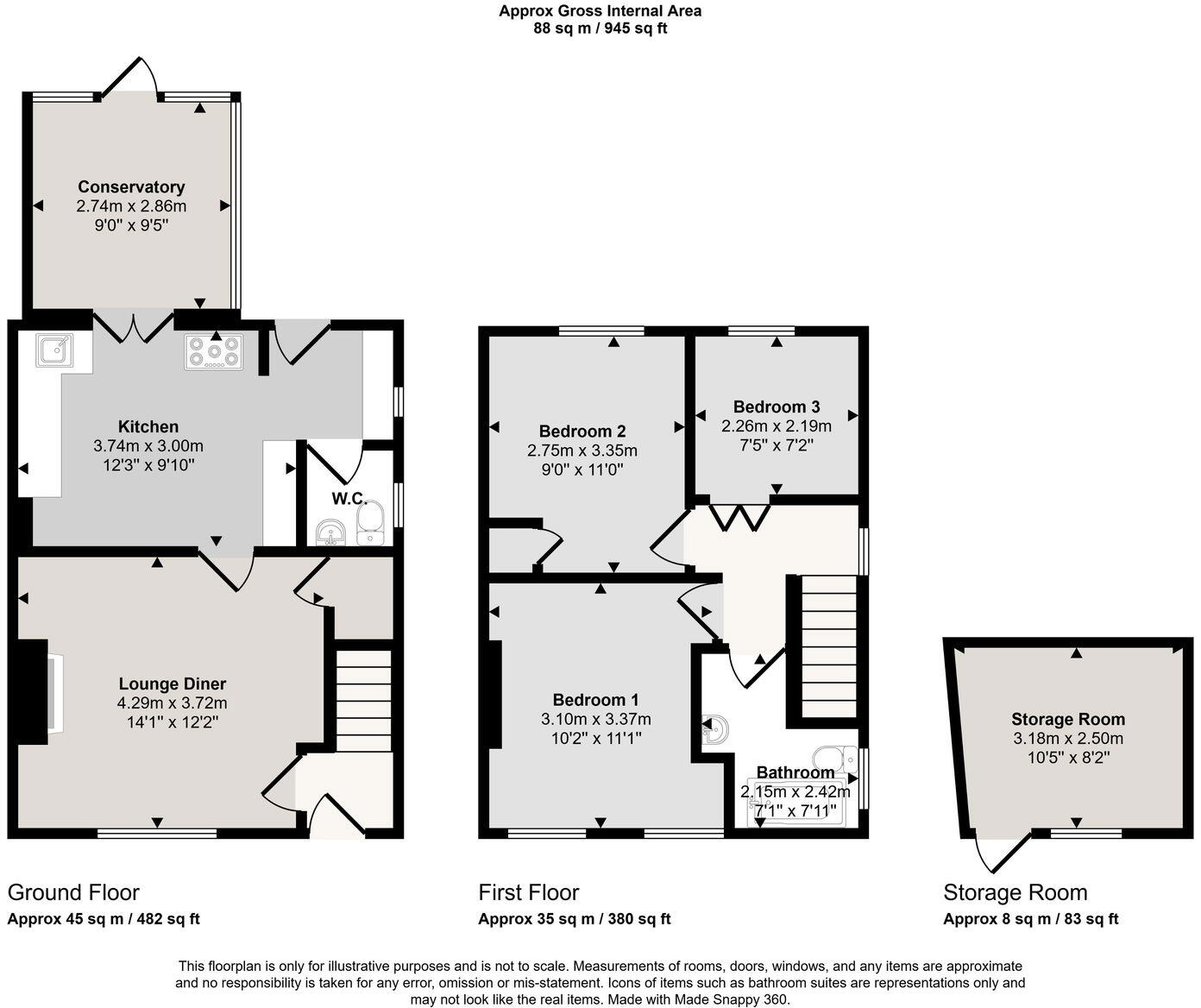Pounds Park Road, Bere Alston... floorplan