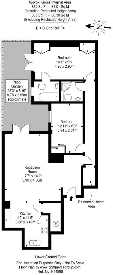 De Vere Gardens, W8 floorplan