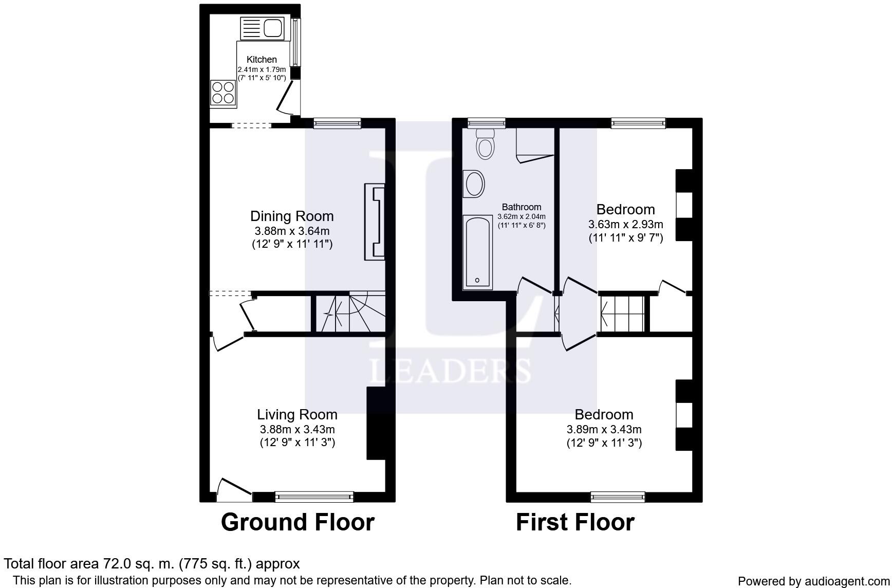 Brookhill Lane, Pinxton, Nottingham, NG16 floorplan