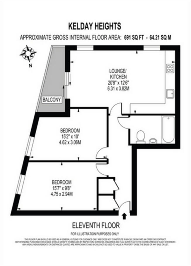Spencer Way, LONDON floorplan