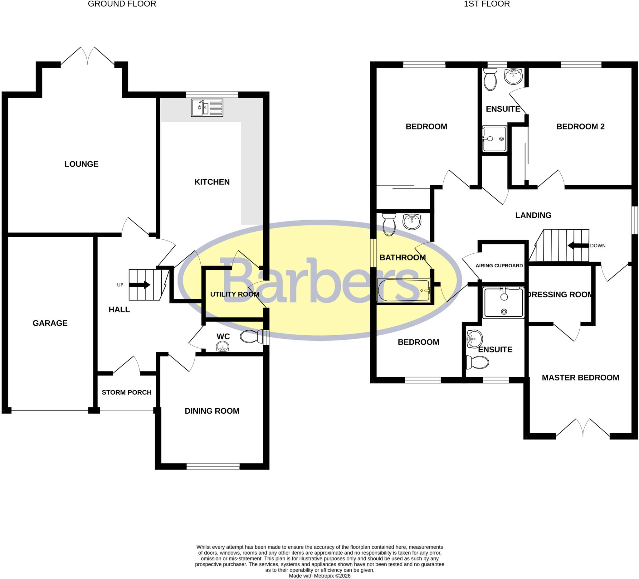 Oak Tree Rise, Malpas floorplan