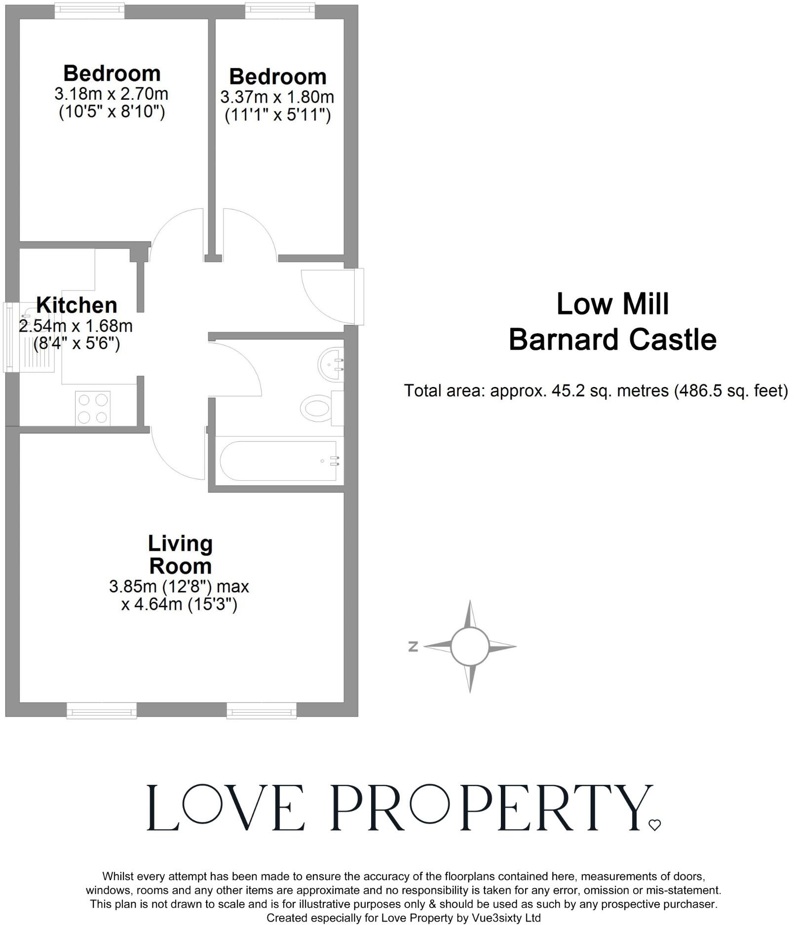Low Mill, Barnard Castle floorplan