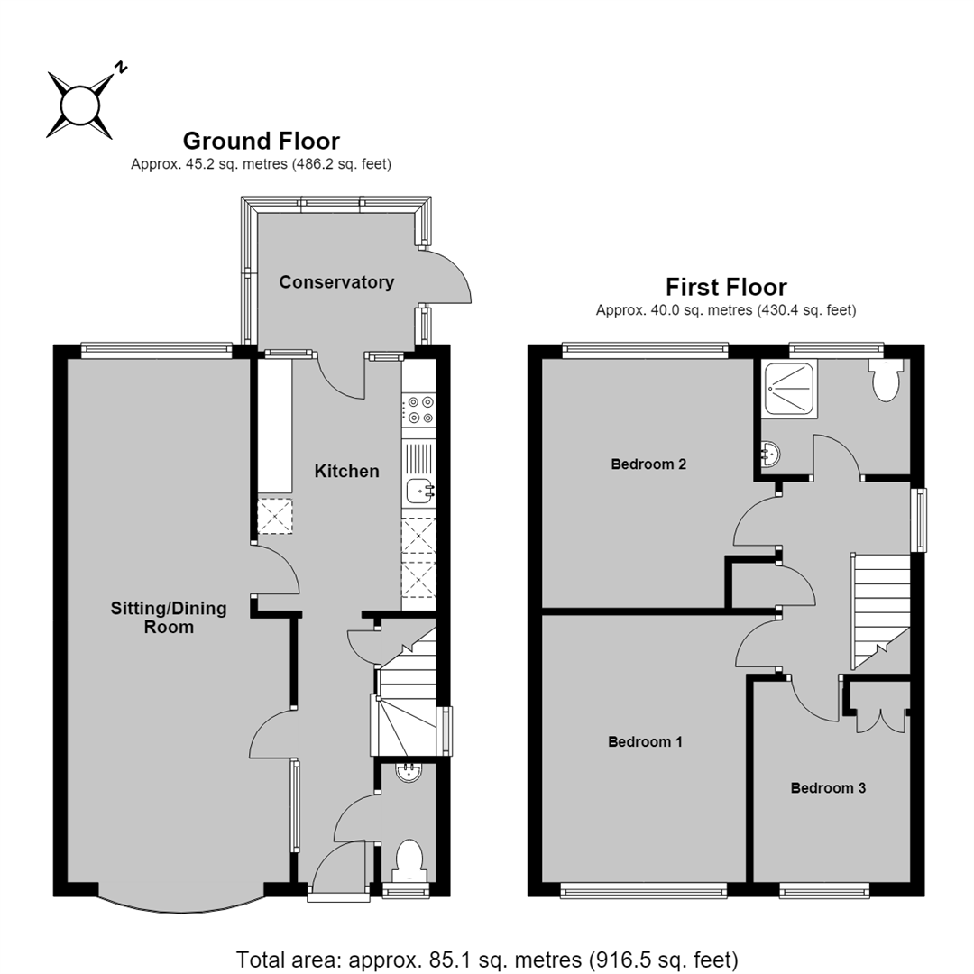 Linnet Avenue, Whitstable floorplan