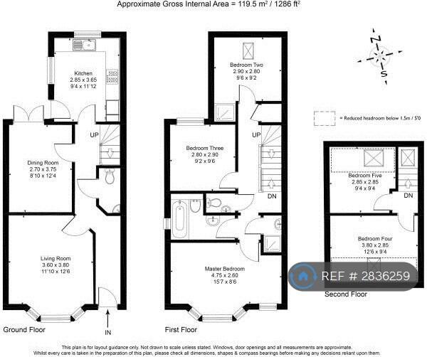 Elfleda Road, Cambridge, CB5 floorplan