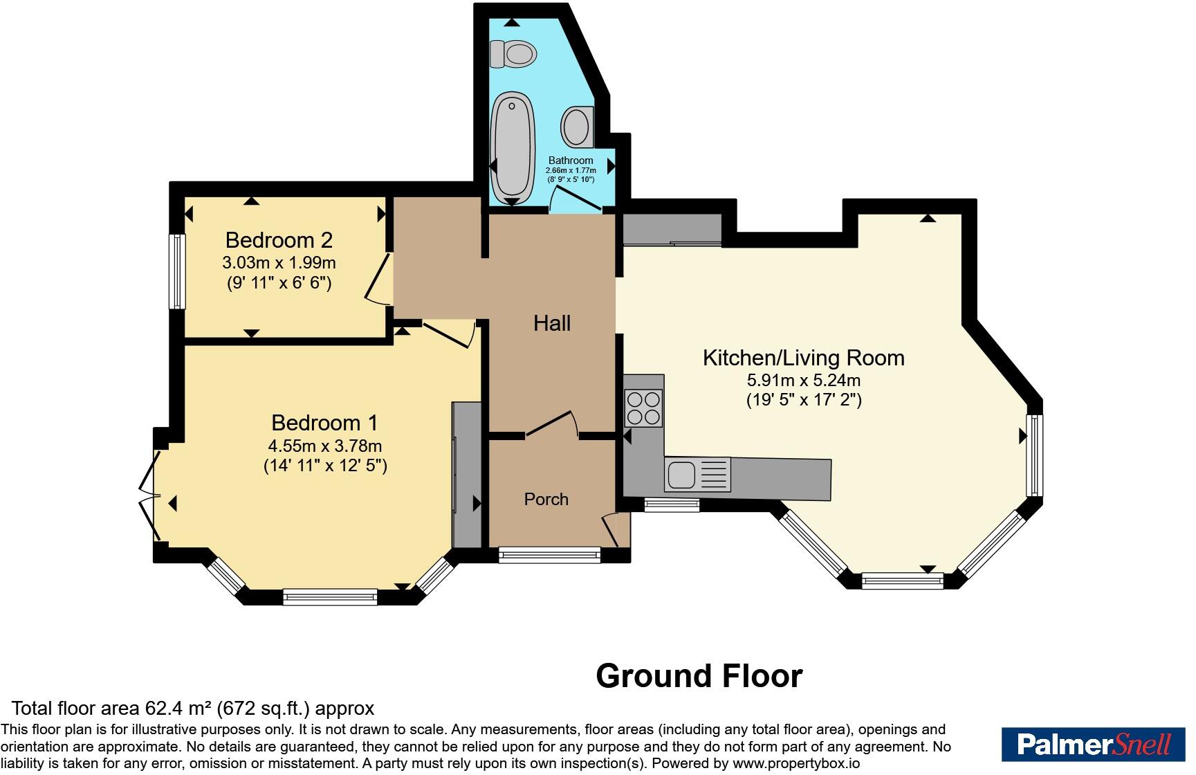 Crosby Road, Alum Chine, Bournemouth, Dorset, BH4 floorplan