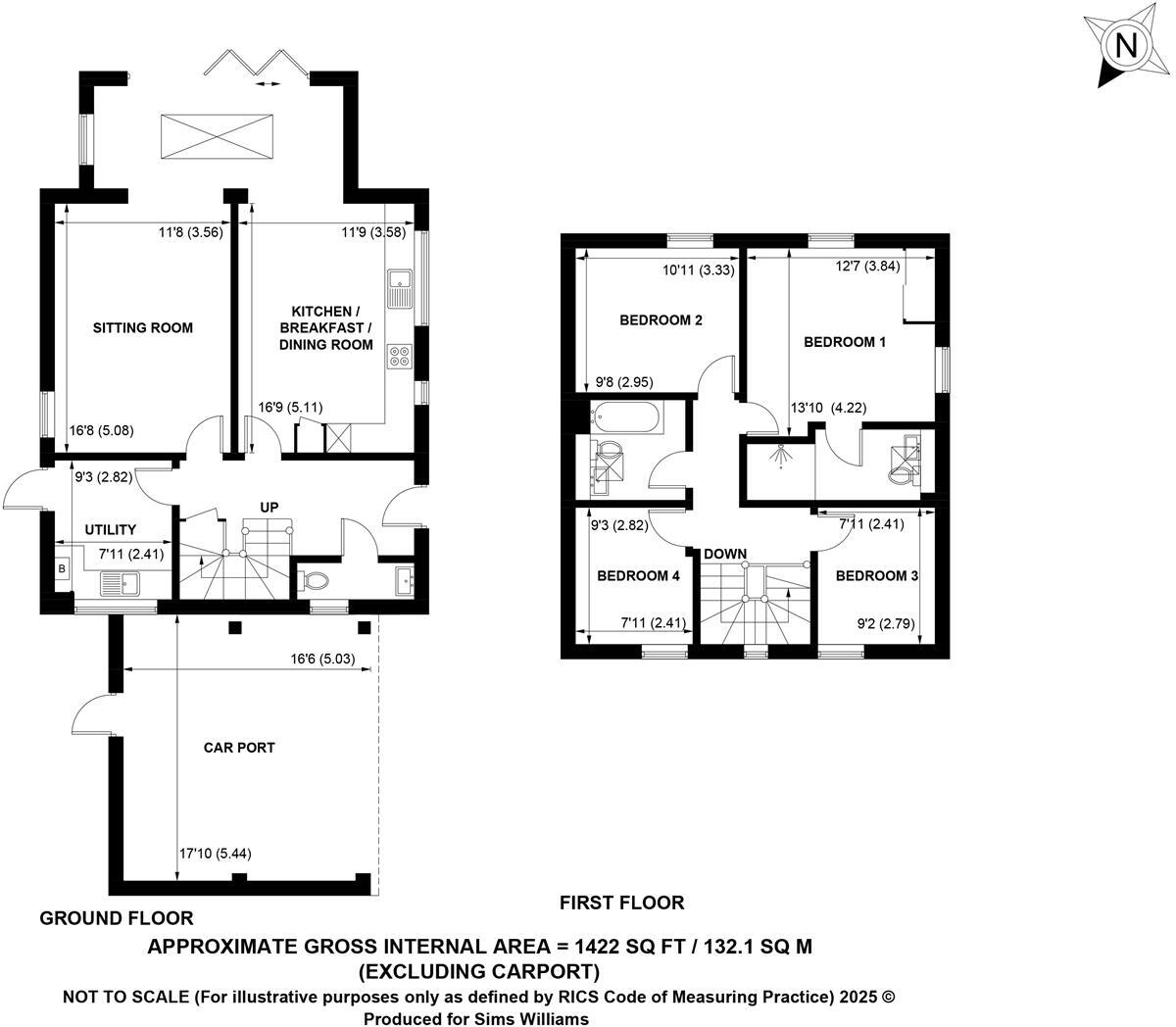 12, Windmill Close, Chichester floorplan