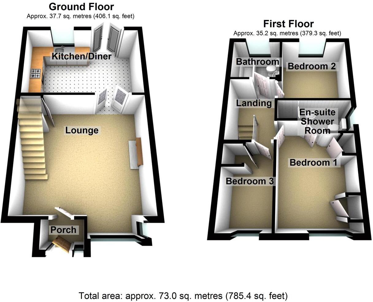 Bracken Way, Lower Edge, Elland floorplan