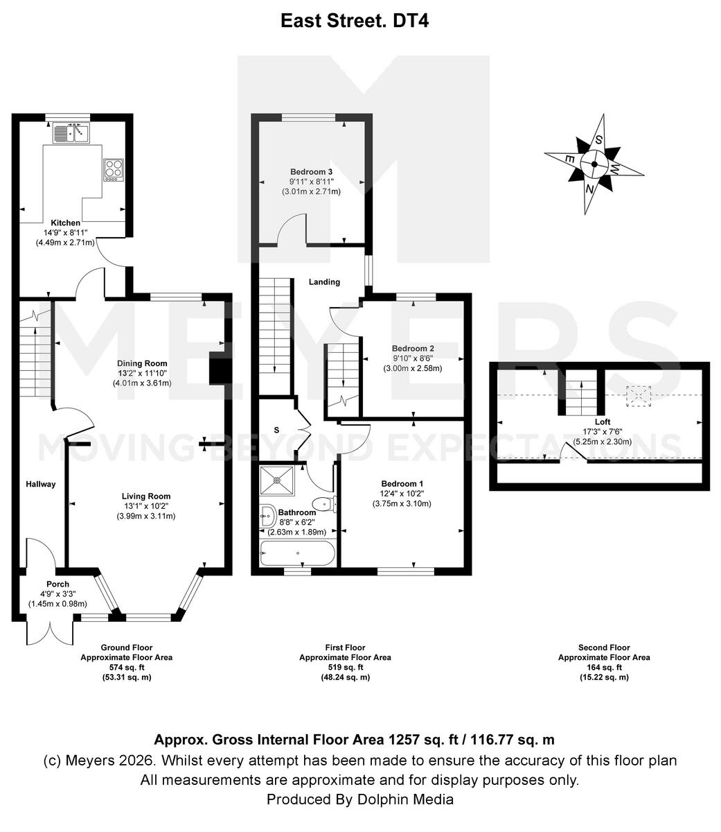 East Street, Weymouth, DT3 4 floorplan