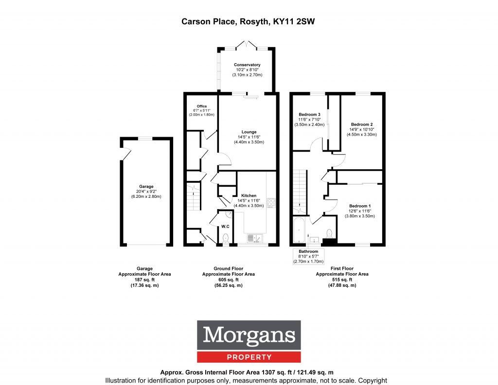 37 Carson Place, Rosyth, KY11 2SW floorplan