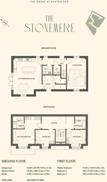 The Grove, Burton End, Stansted, Essex, CM24 floorplan