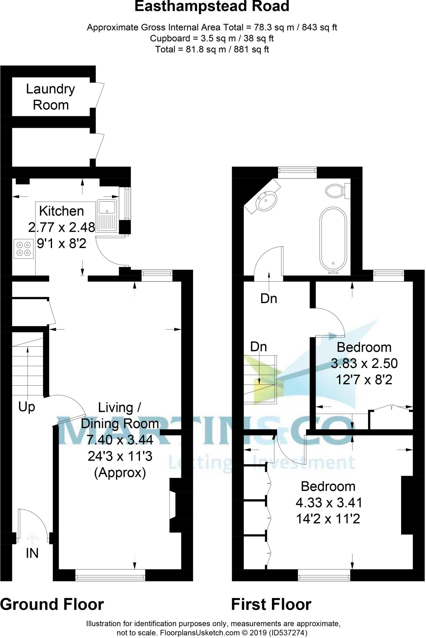 Easthampstead Road, Wokingham floorplan
