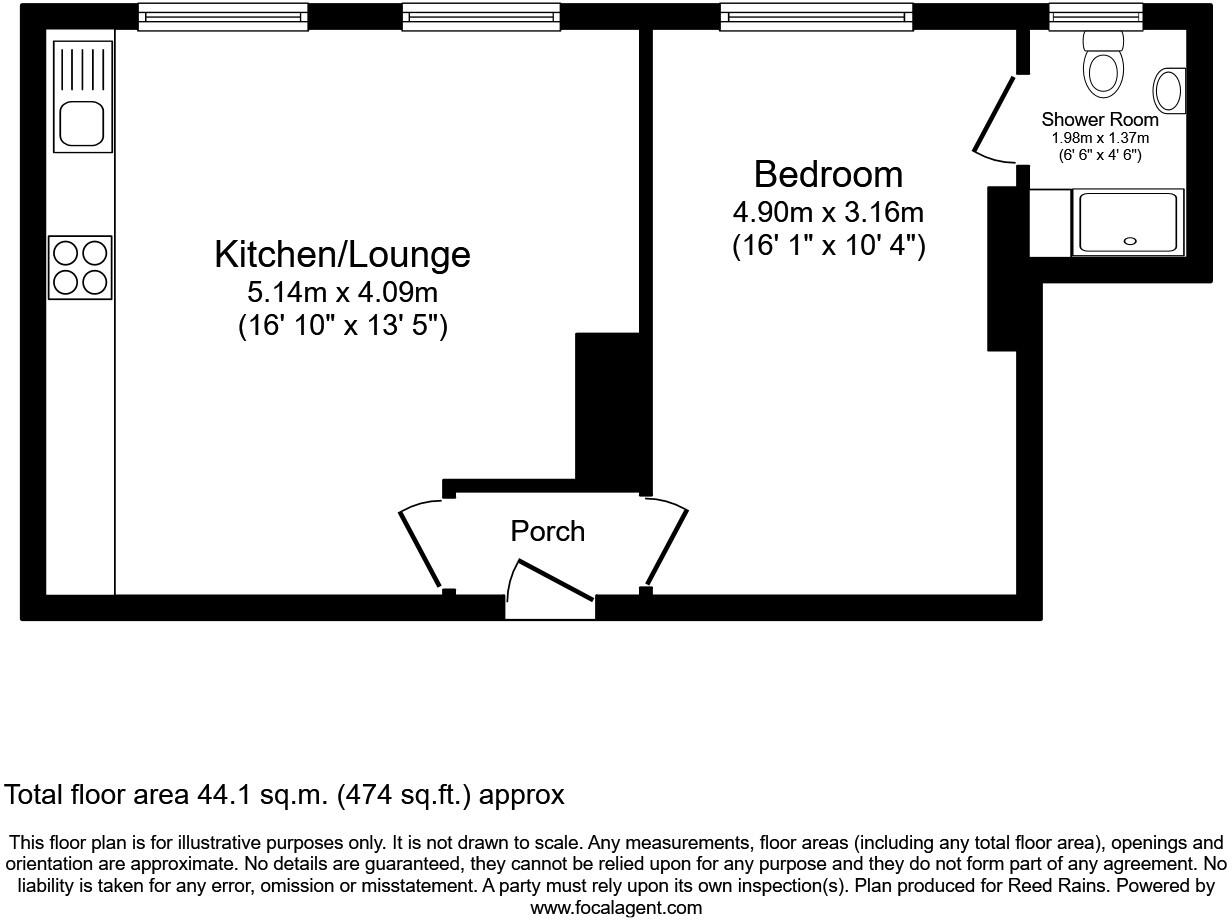 Market Walk, Huddersfield, West Yorkshire, HD1 floorplan