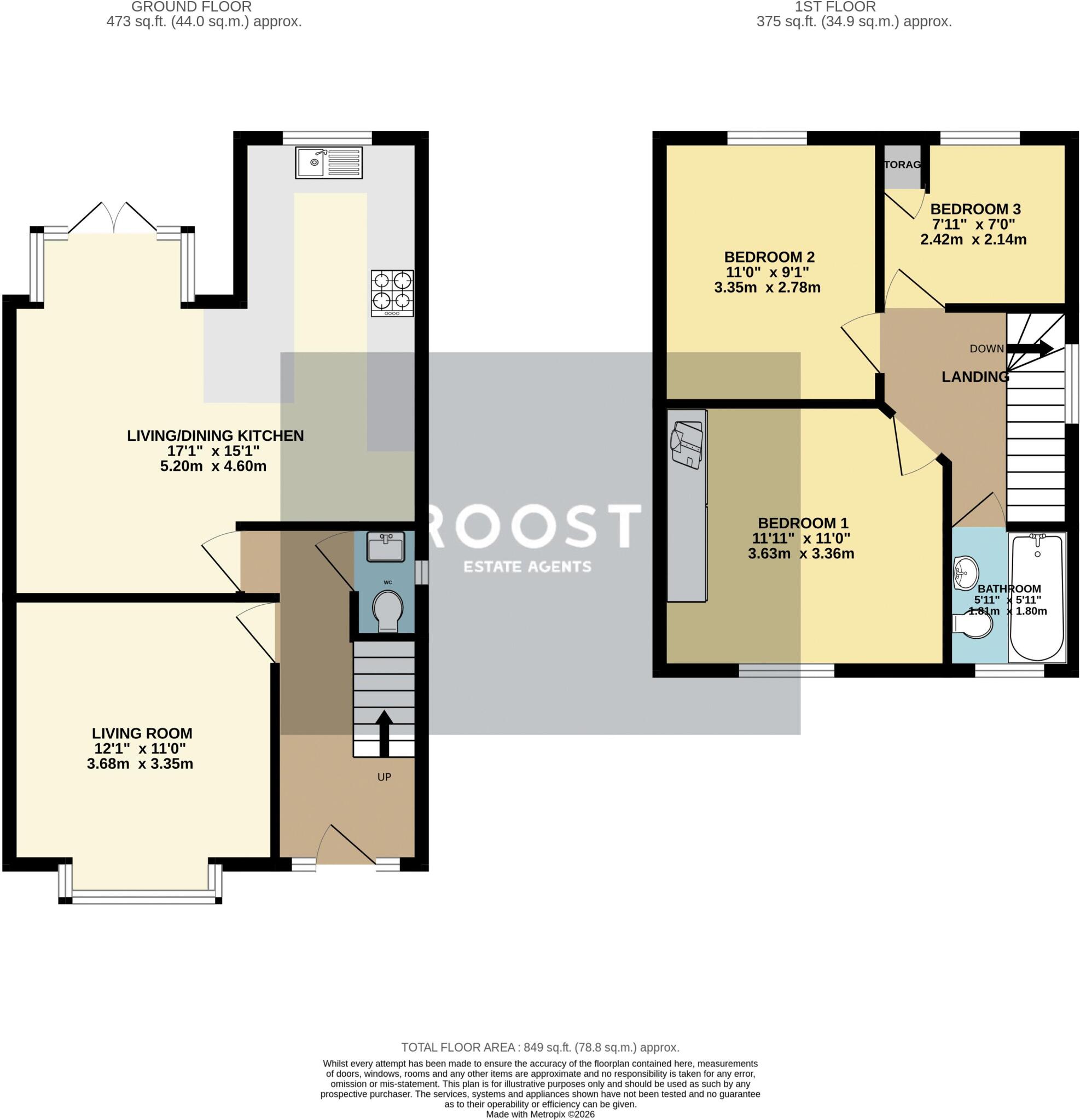 Miller Avenue, Grimsby floorplan