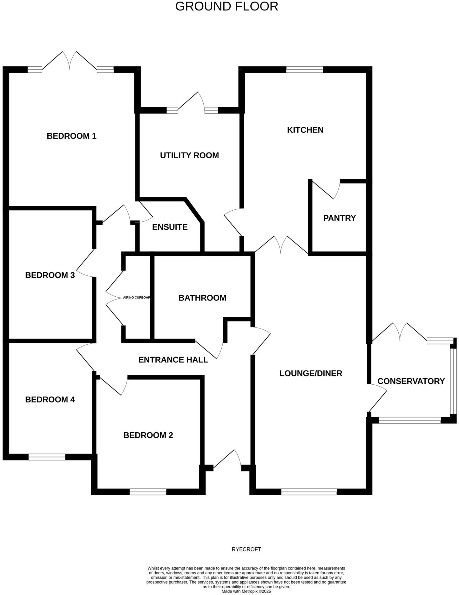 Ryefield Lane, Holbeach, PE12 floorplan