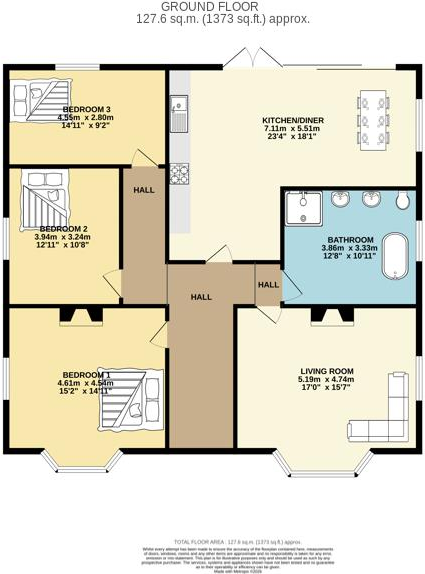 Field Road, Mildenhall floorplan