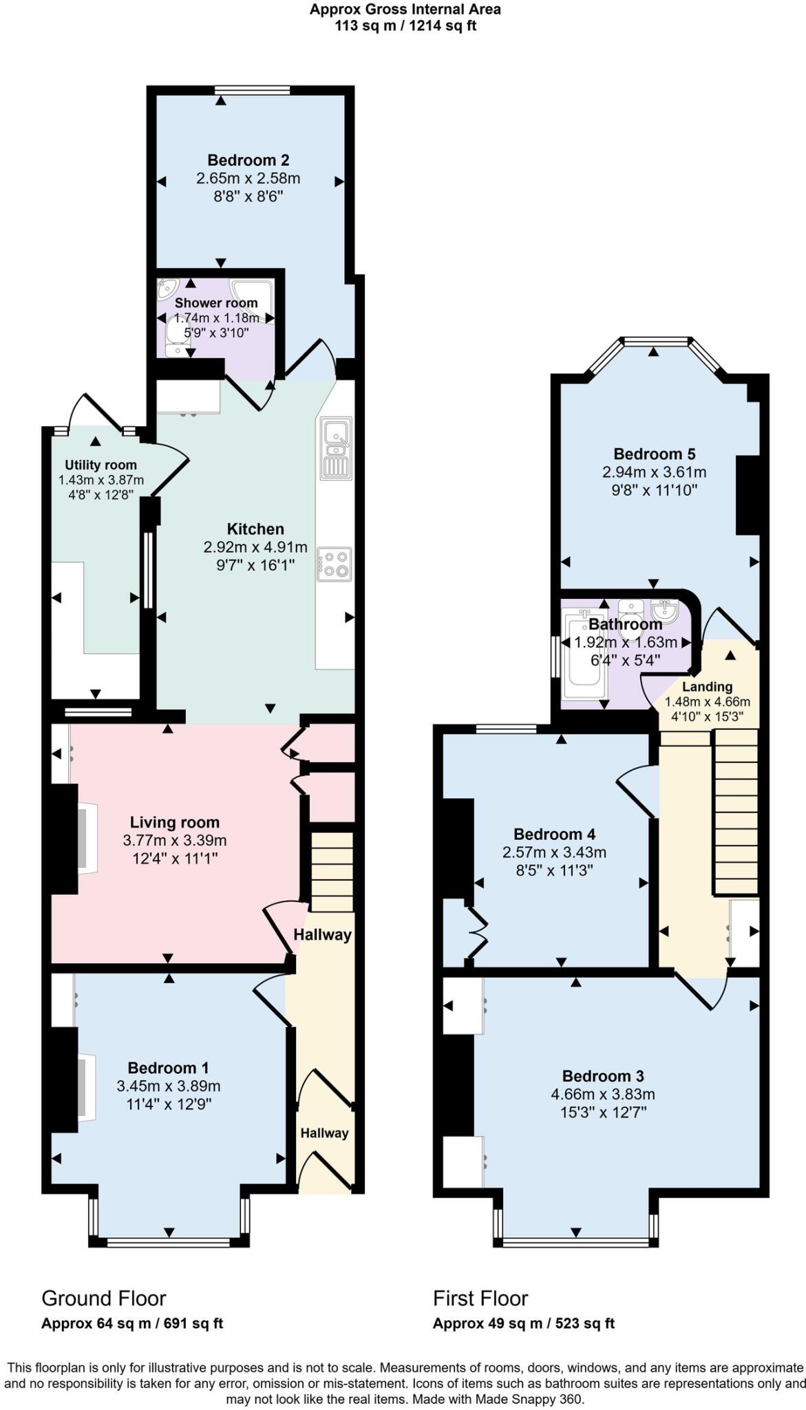 Danes Road, Exeter, EX4 floorplan
