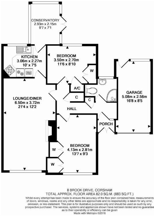 Brook Drive, Corsham, Wiltshire, SN13 9AU floorplan
