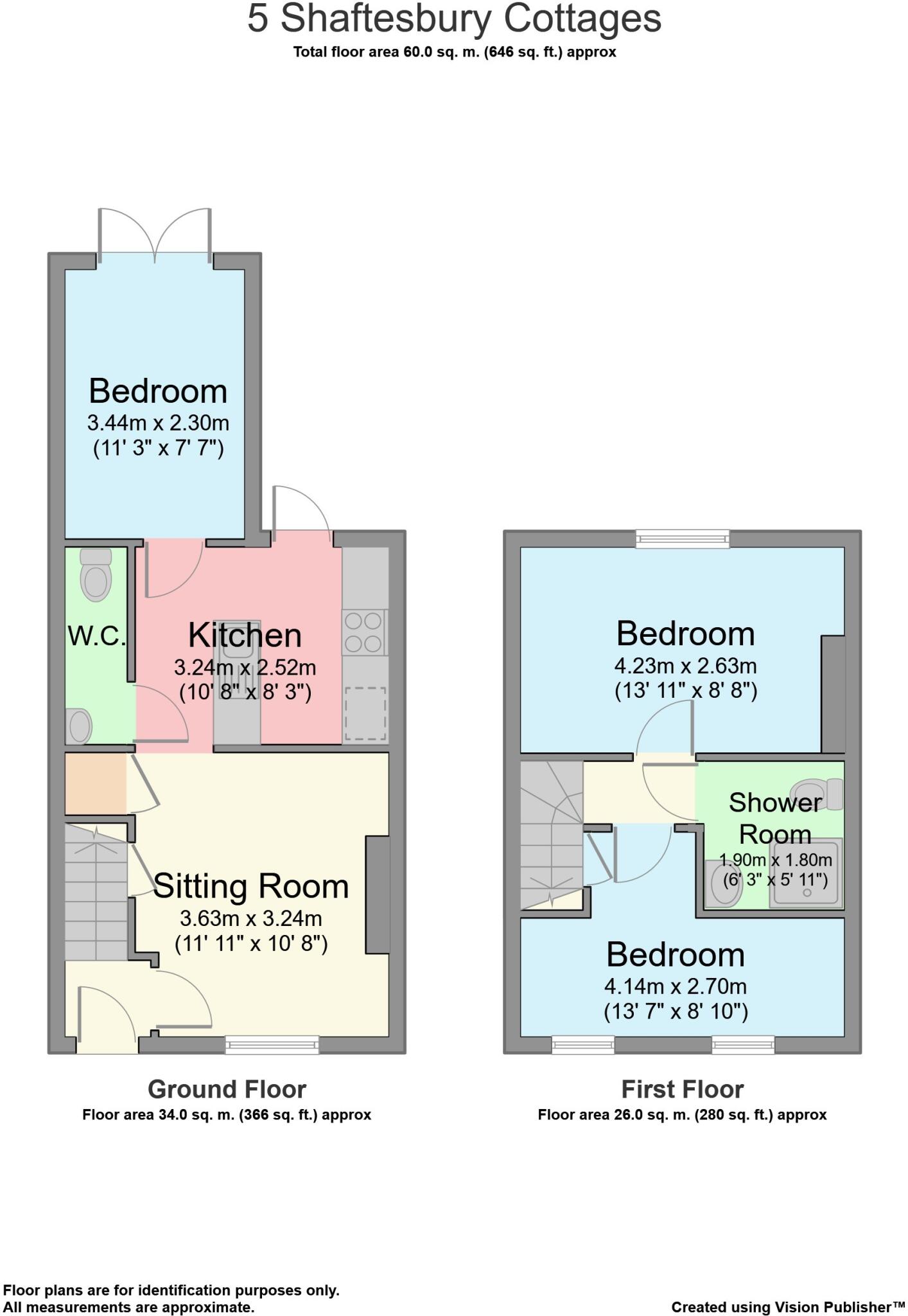 Shaftesbury Cottages, Plymouth floorplan