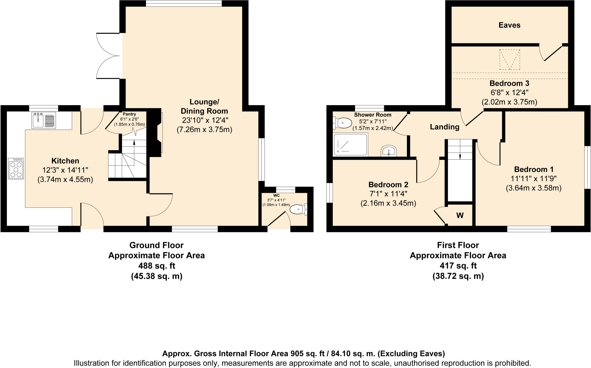 The Wash House, Stoodley Lane, Todmorden floorplan