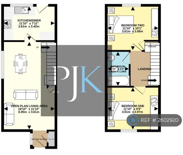 Berwick Ave, Stockport, SK4 floorplan