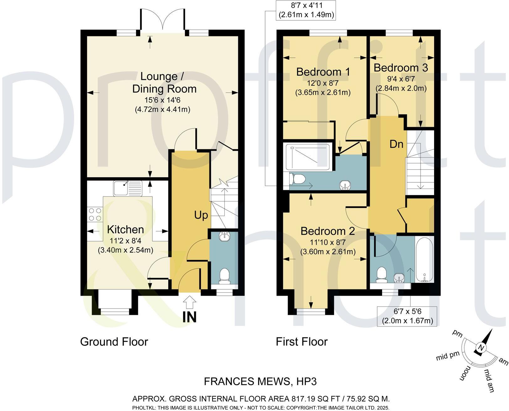 10 Frances Mews, Hemel Hempstead floorplan