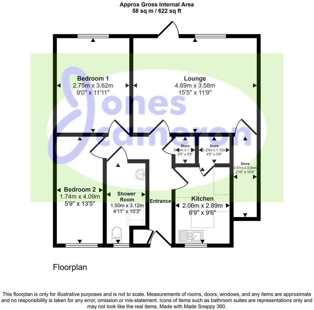 Tag Croft, Ingol, Preston floorplan