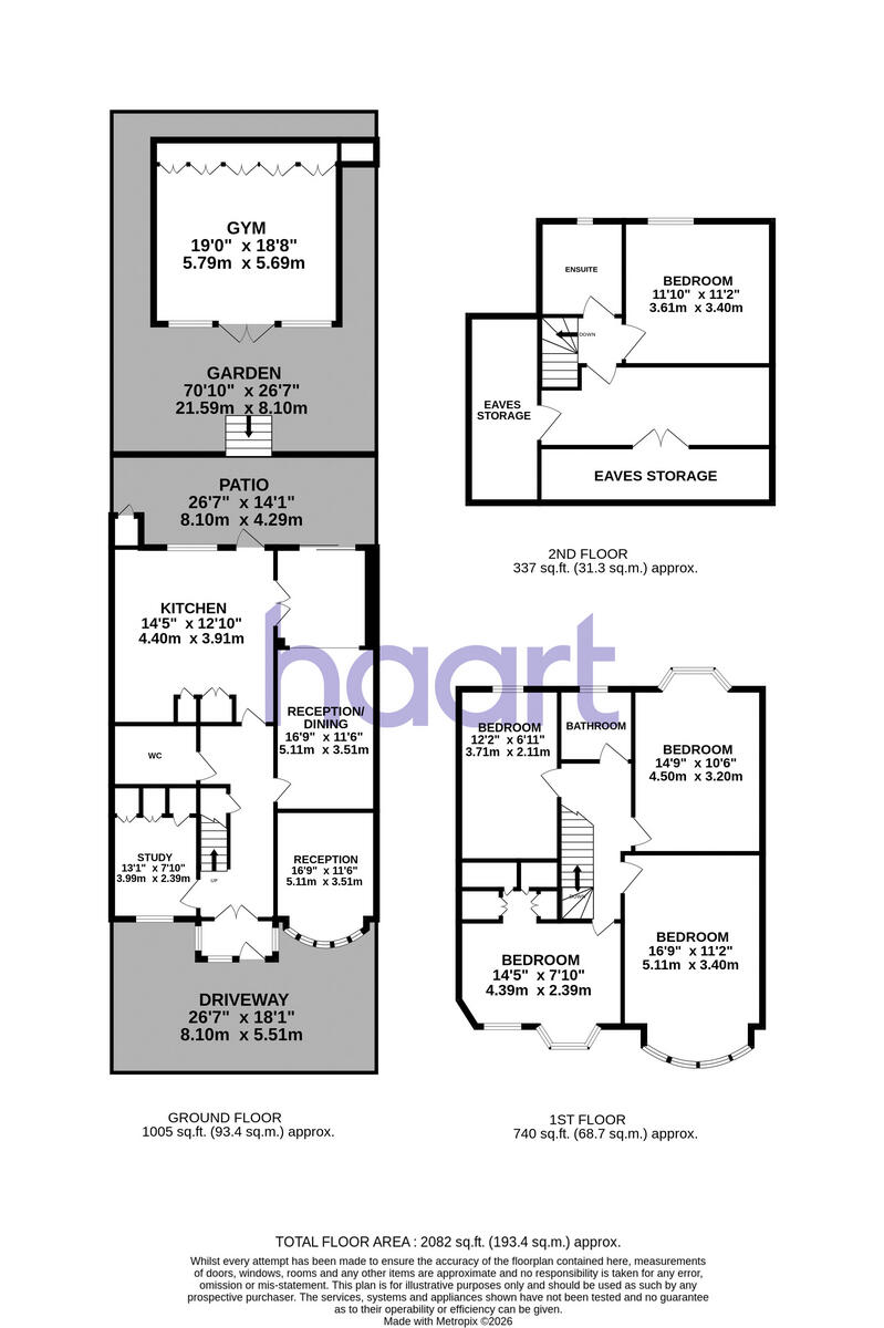Hillside Gardens, Walthamstow floorplan