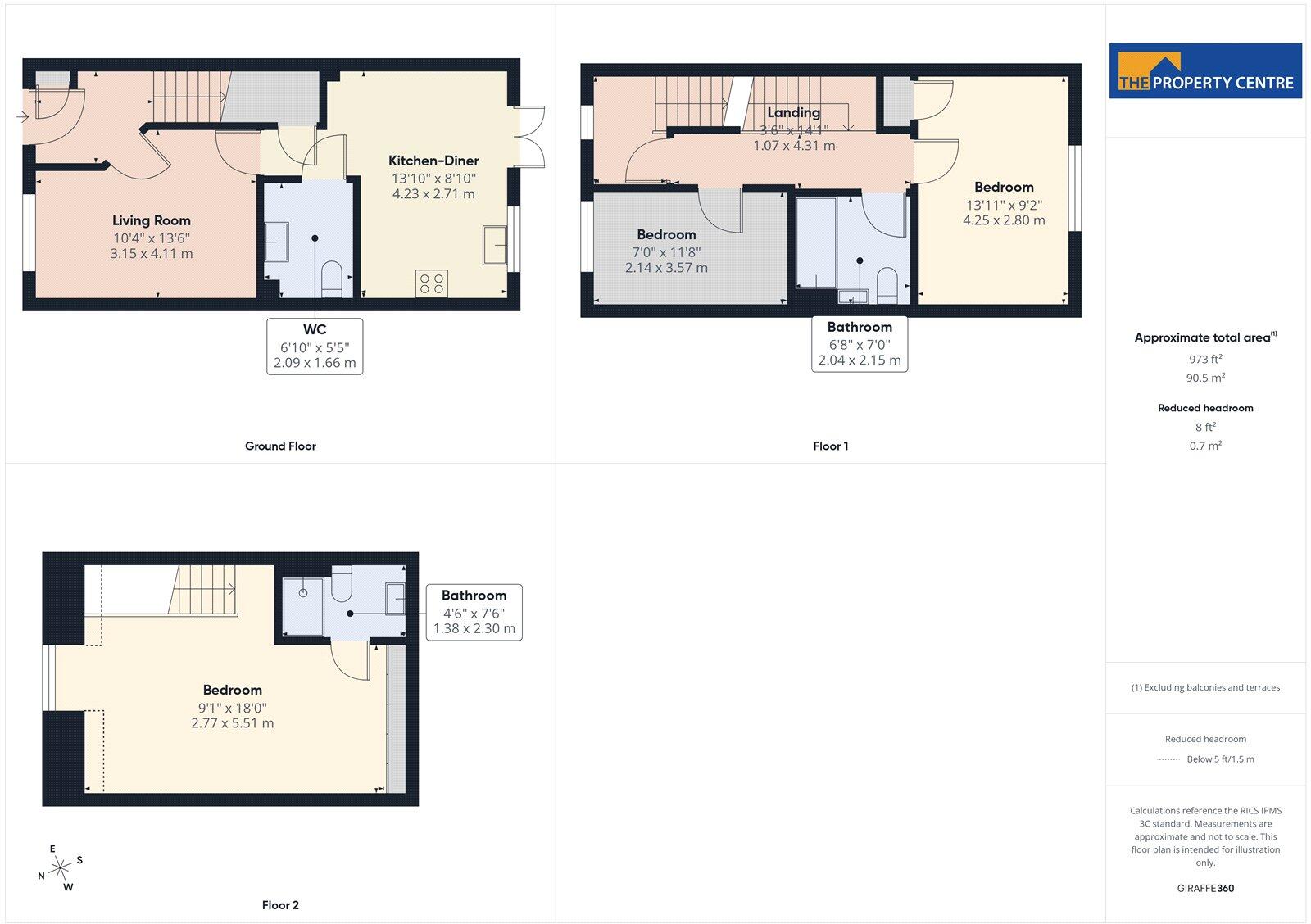 Centurion Road, Innsworth, Gloucester, Gloucestershire, GL3 floorplan
