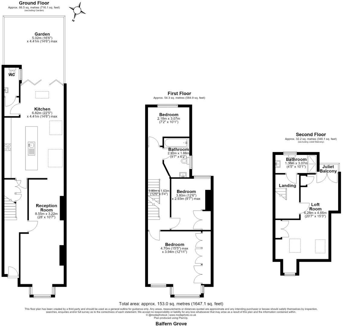 Balfern Grove, Central Chiswick, W4 floorplan