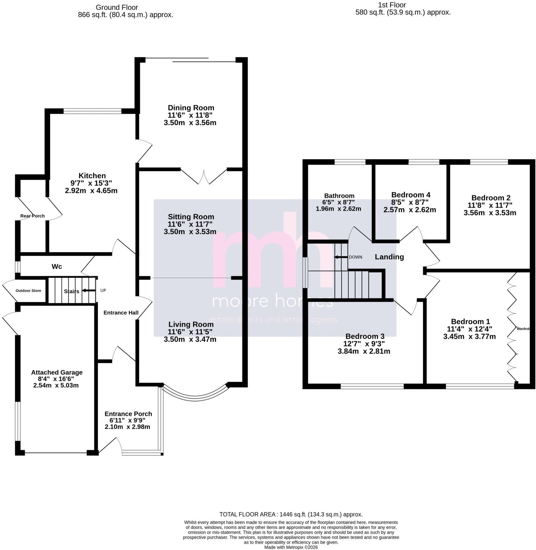 WENTWORTH DRIVE, Bramhall SK7 2LQ floorplan