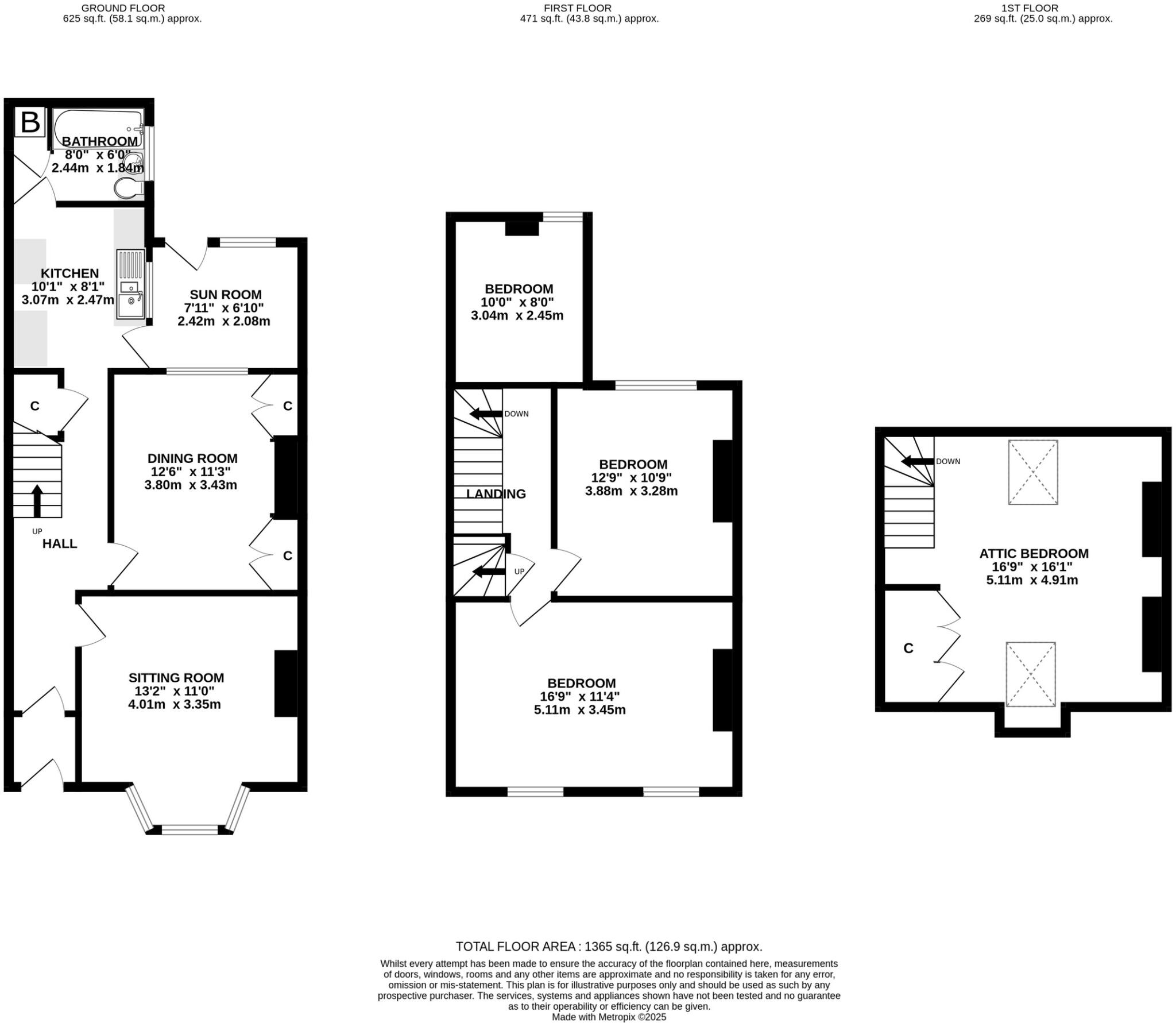 Manor House Road, Glastonbury floorplan
