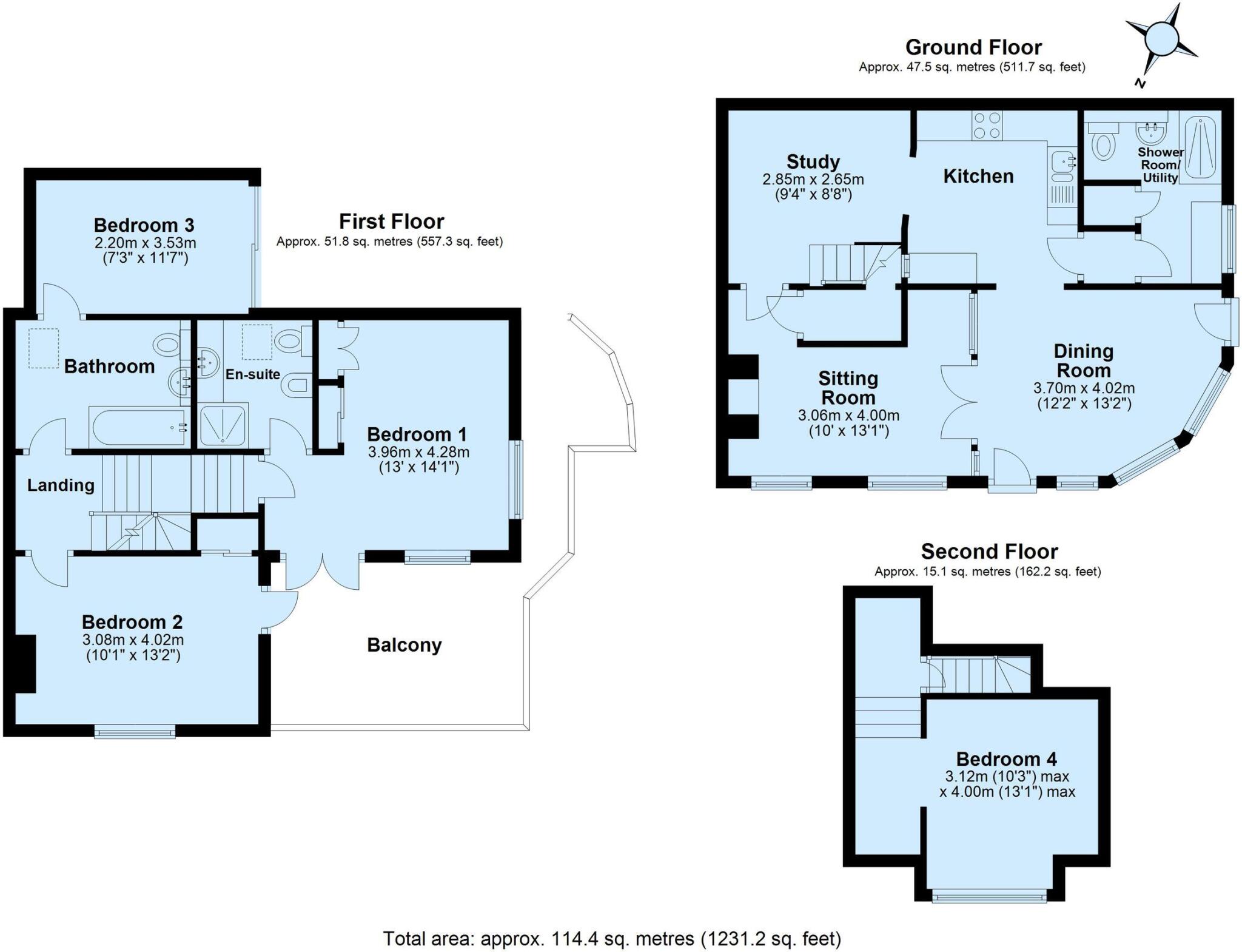 Upper Wood Lane, Kingswear floorplan