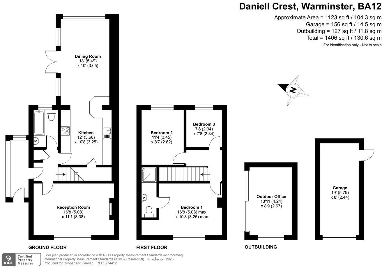 Daniell Crest, Warminster, BA12 floorplan