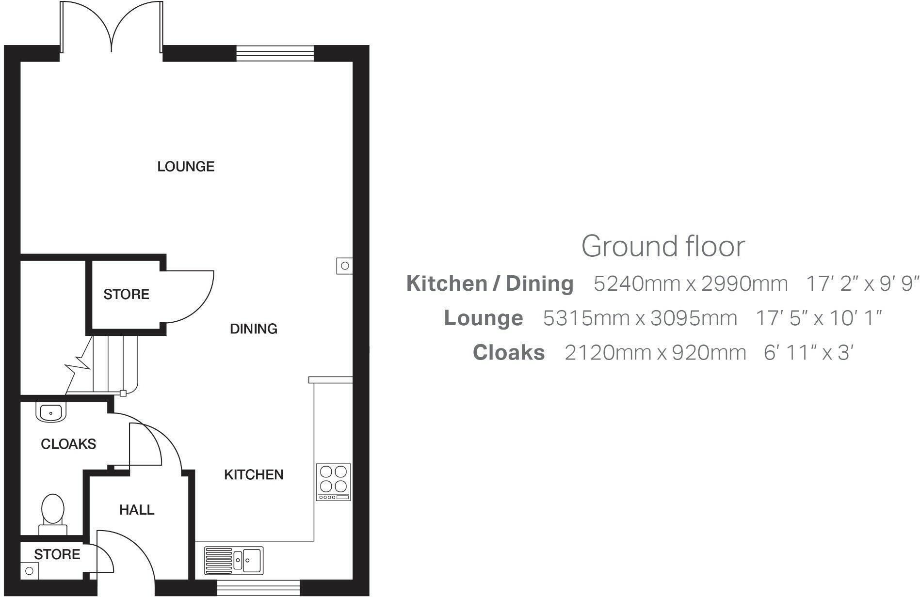 Mayfield,
Dalkeith,
EH22 5NE floorplan