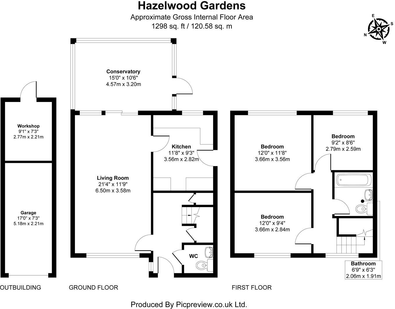 Hazelwood Gardens, St. Leonards-On-Sea floorplan