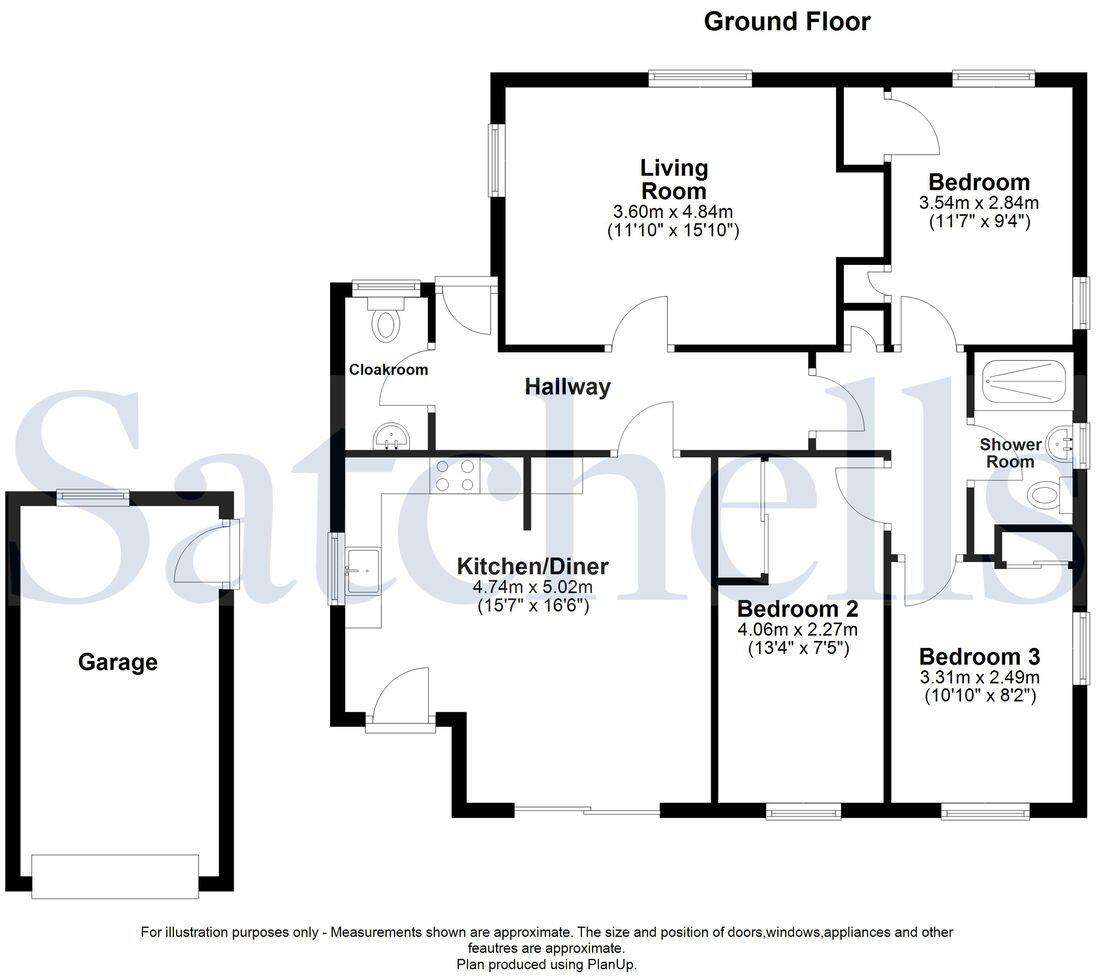 London Road, Sandy, SG19 floorplan
