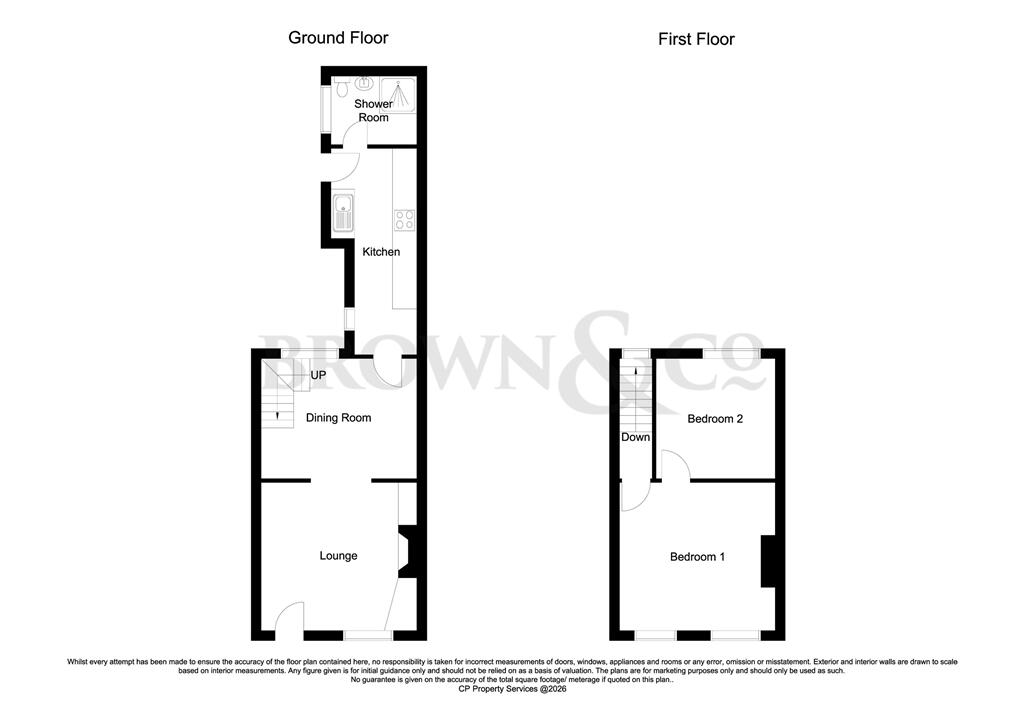 50 Eldon Street, Tuxford, Newark, Nottinghamshire NG22 0LH floorplan