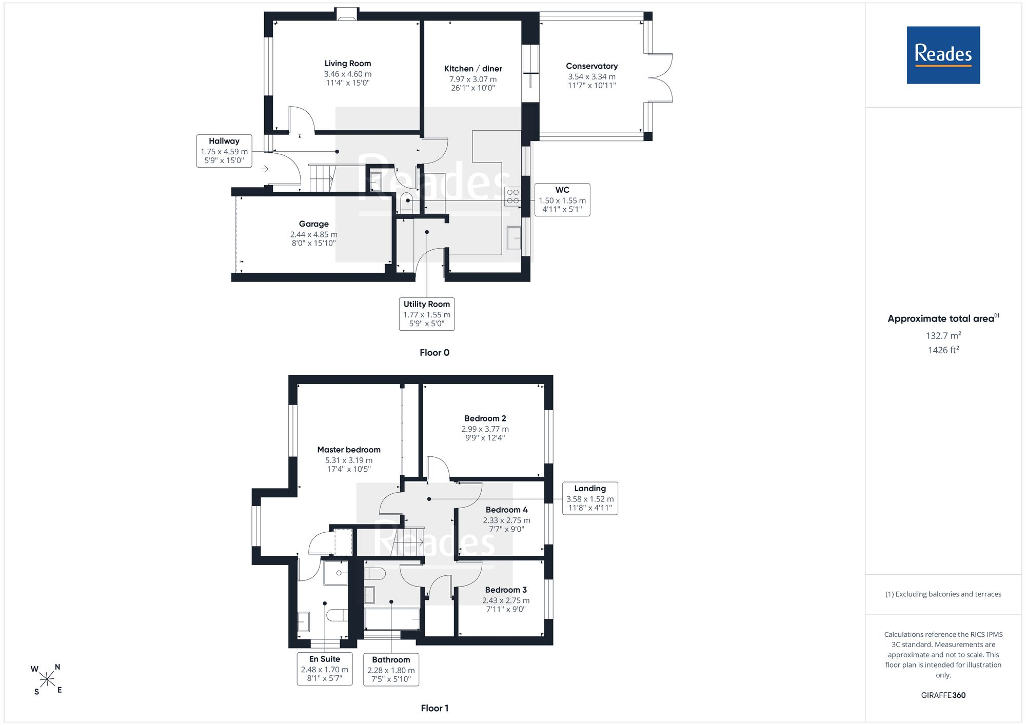 Lon Cae Del, Ewloe, CH5 floorplan