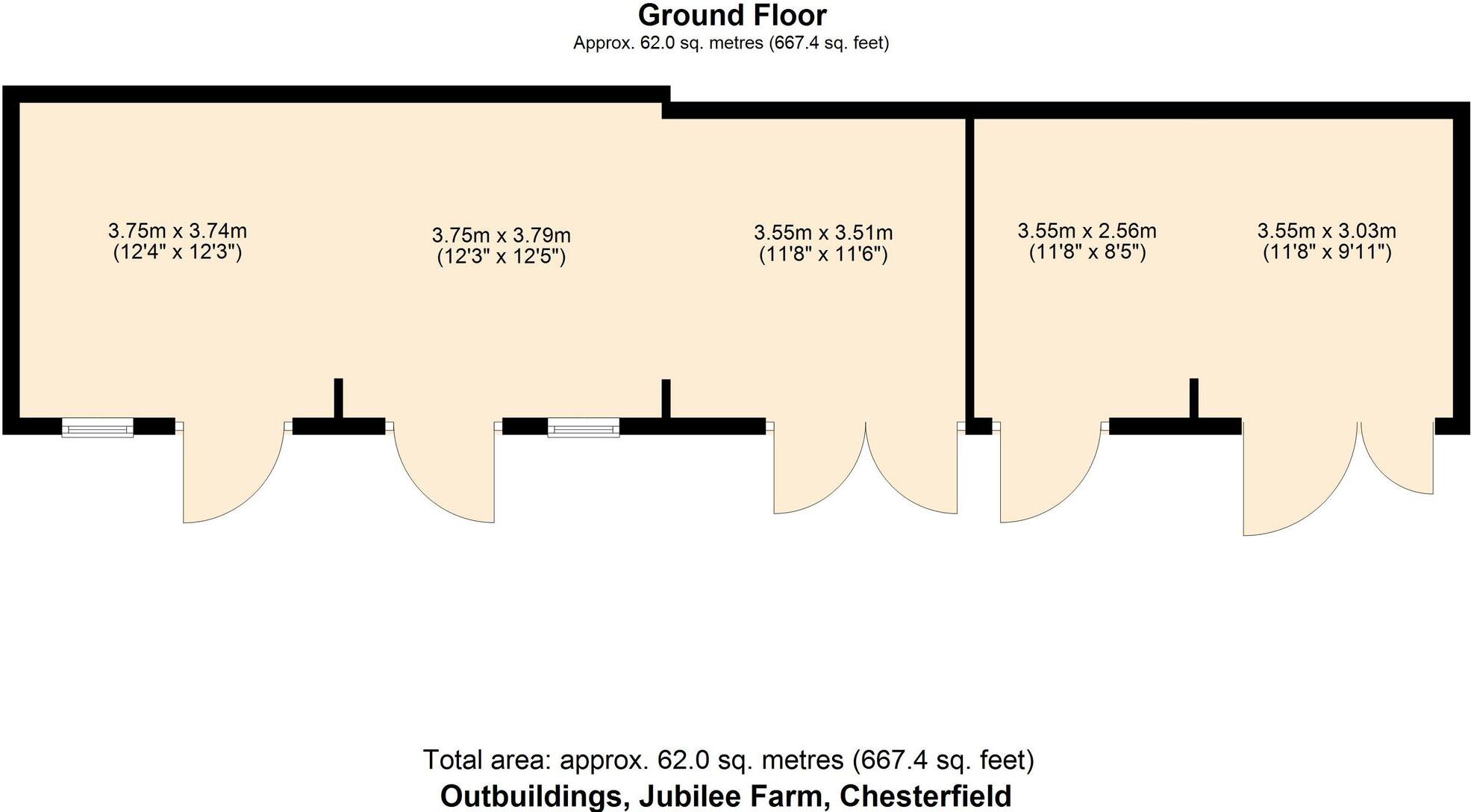 9 Gill Lane, Grassmoor, S42 floorplan
