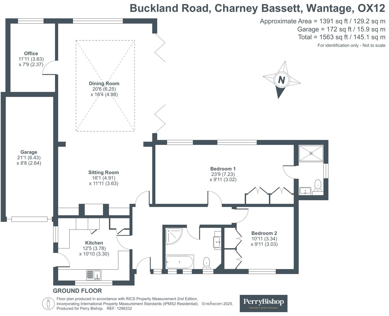 Buckland Road, Charney Bassett, Wantage, Oxfordshire, OX12 floorplan