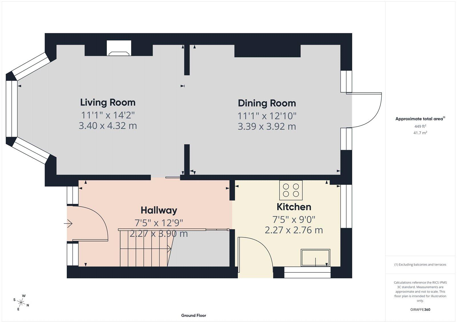 Kenilworth Road, Beeston, Nottingham, Nottinghamshire, NG9 floorplan