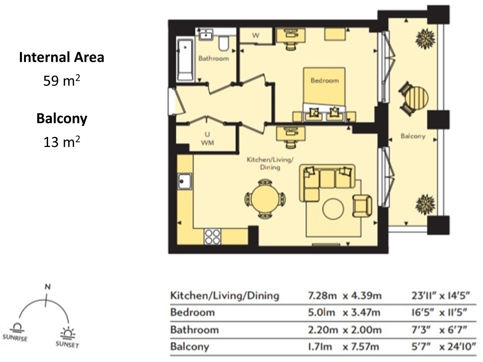 Starling Court, London floorplan