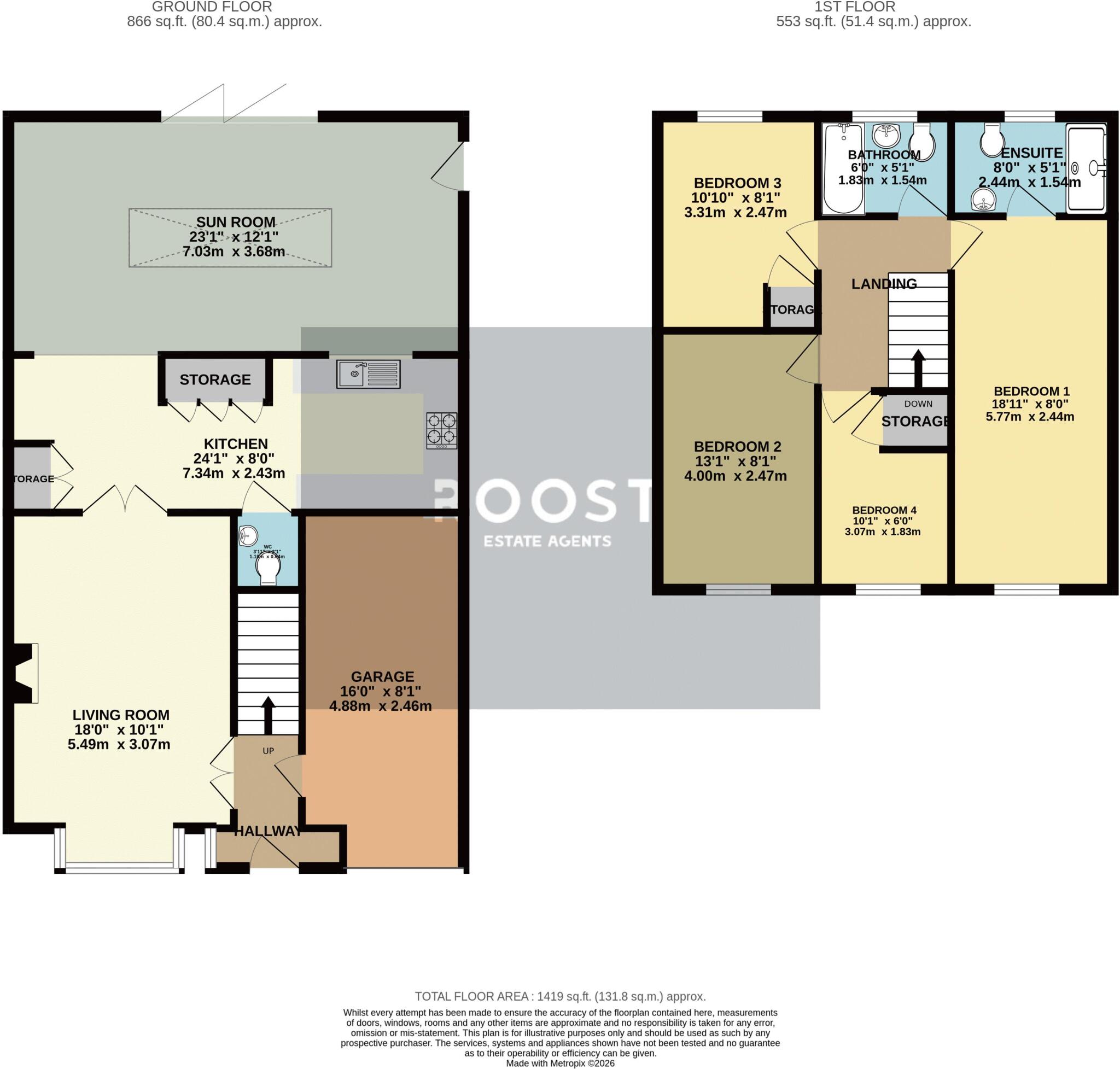 Oban Court, Immingham floorplan