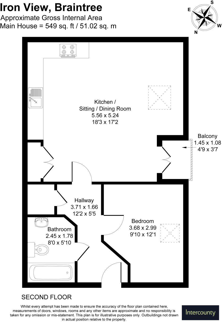 Cressing Road, Braintree, Essex, CM7 floorplan