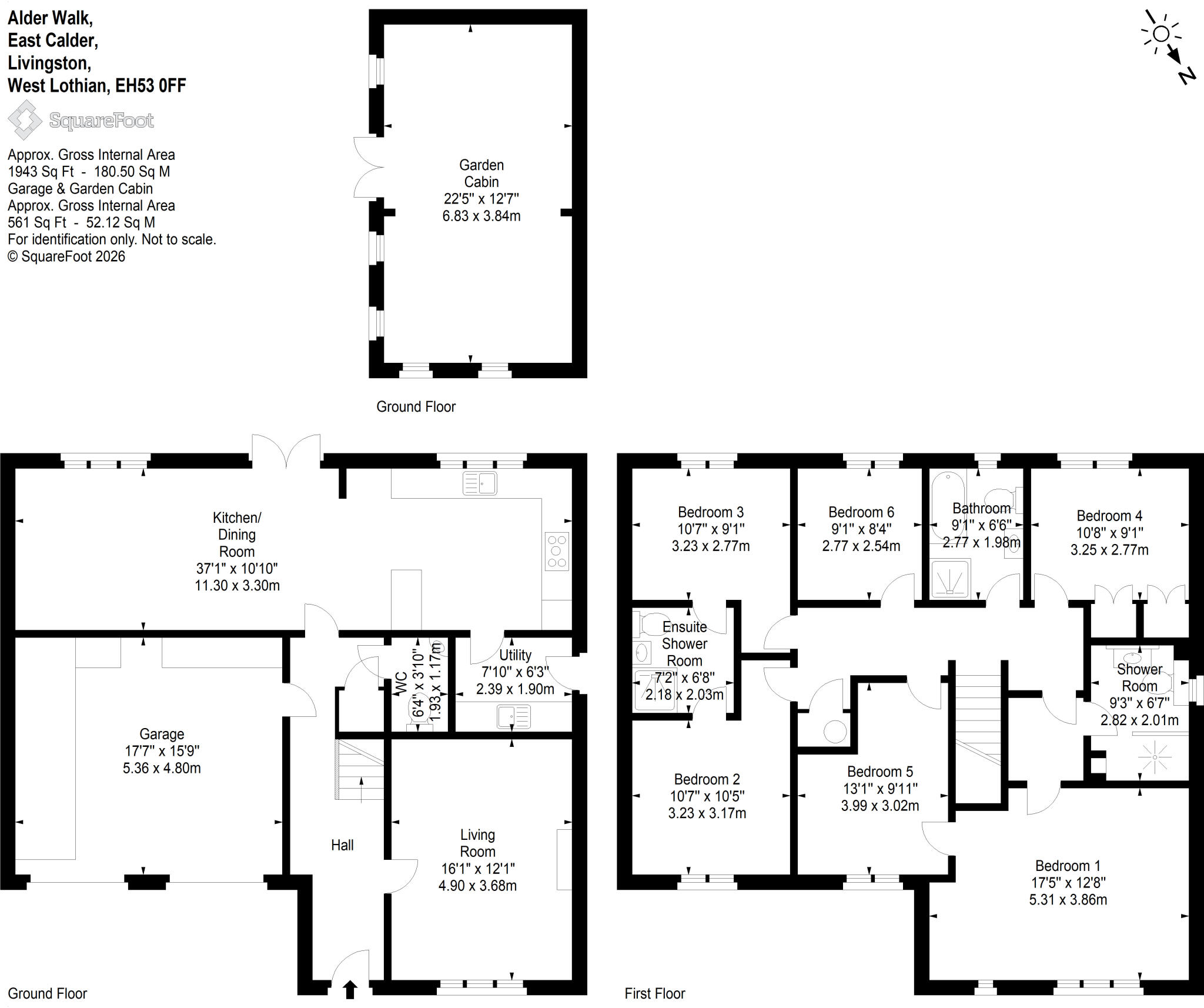 Alder Walk, East Calder, Livingston, West Lothian, EH53 floorplan