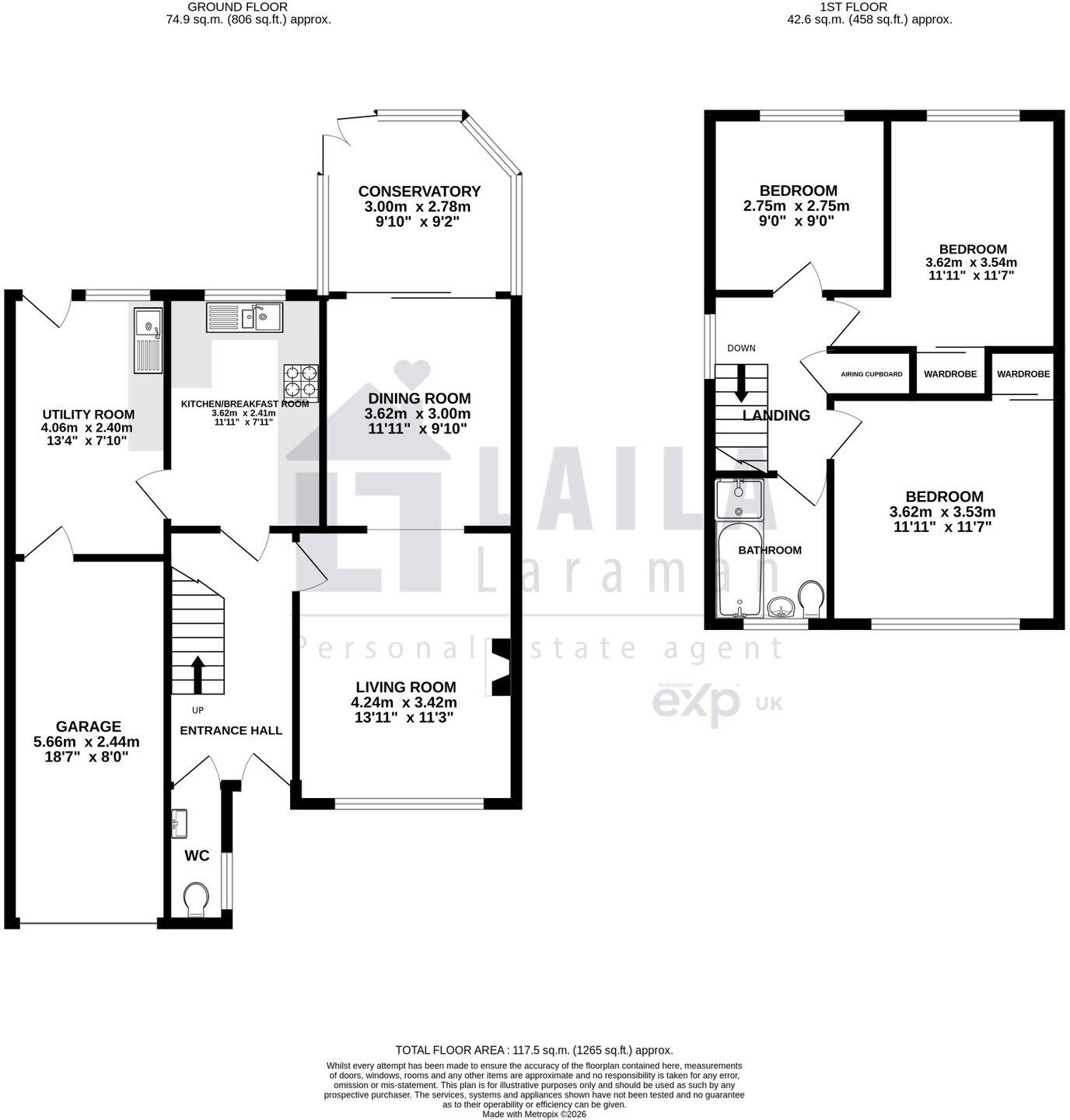 Norton Road, Stotfold, Hitchin, SG5 4PQ floorplan