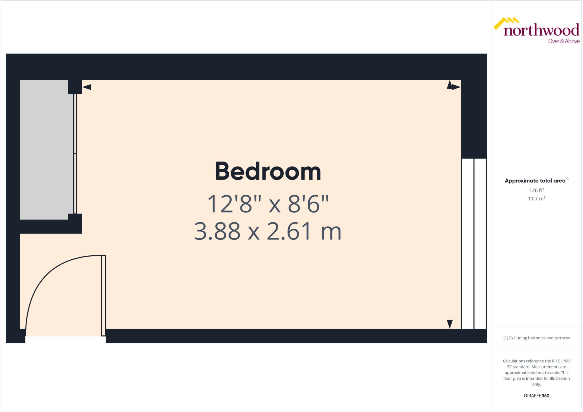 Room 2, Rawlins Close, Twyford  floorplan